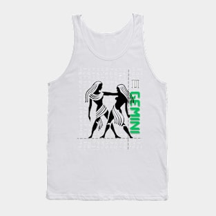 Gemini Zodiac Symbol Tank Top